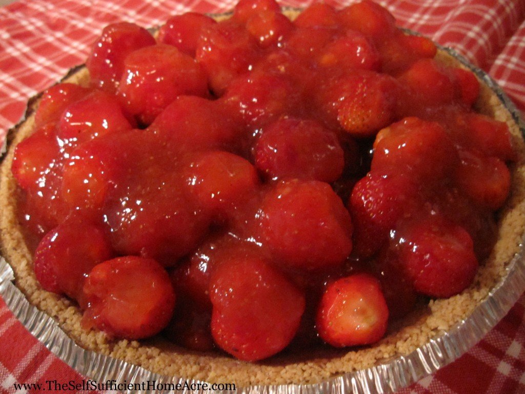 You can find my recipe for Fresh Strawberry Pie here!