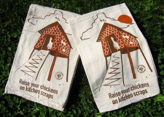 Victory Garden of Tomorrow flour sack towels!