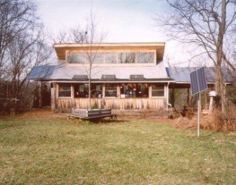 Schick Nature Center, PV panel providing electricity for lights & fans
