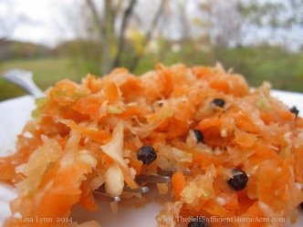 A great way to preserve some of your freshly harvested carrots and cabbage!