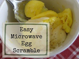 Easy Microwave Egg Scramble ~ The Self Sufficient HomeAcre