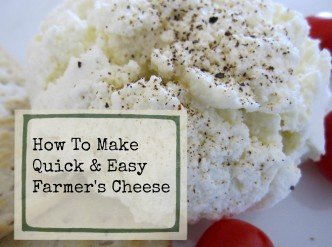 How to Make Farmer's Cheese ~ The Self Sufficient HomeAcre